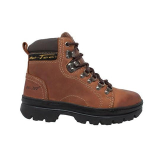 Women's 6" Work Hiker Brown Leather Boot-4