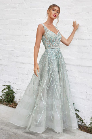 Gemma Jewel Beaded Ball Gown-1