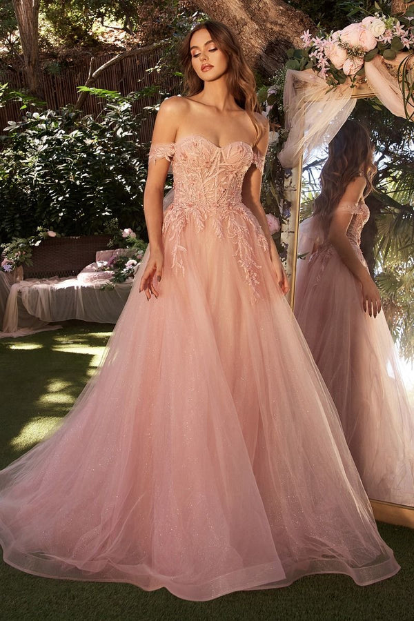 Layered Tulle Ball Gown-0