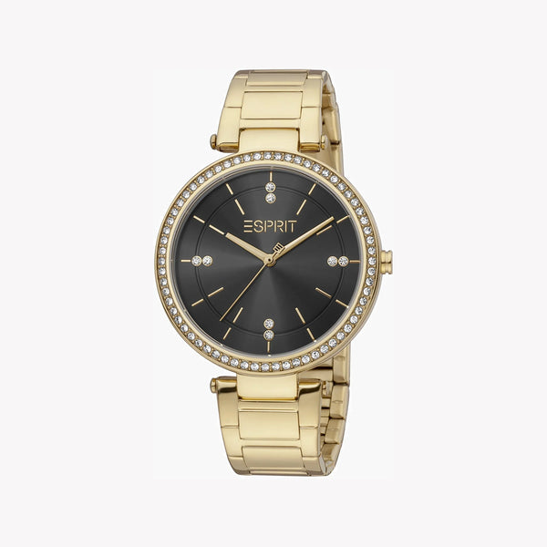 ESPRIT Women's Watch with Gold Stainless Steel Case and Gold Stainless Steel Band-0