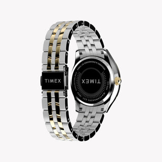 TIMEX CUSHION TWO-TONE WATCH - SPARKLING ELEGANCE FOR THE MODERN WOMAN-1