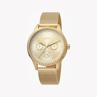 ESPRIT Women's Watch with Gold Stainless Steel Case and Gold Stainless Steel Band-0