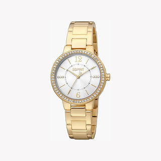 ESPRIT Women's Watch with Gold Stainless Steel Case and Gold Stainless Steel Band-1