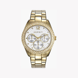 ESPRIT Women's Watch with Gold Stainless Steel Case and Gold Stainless Steel Band-0