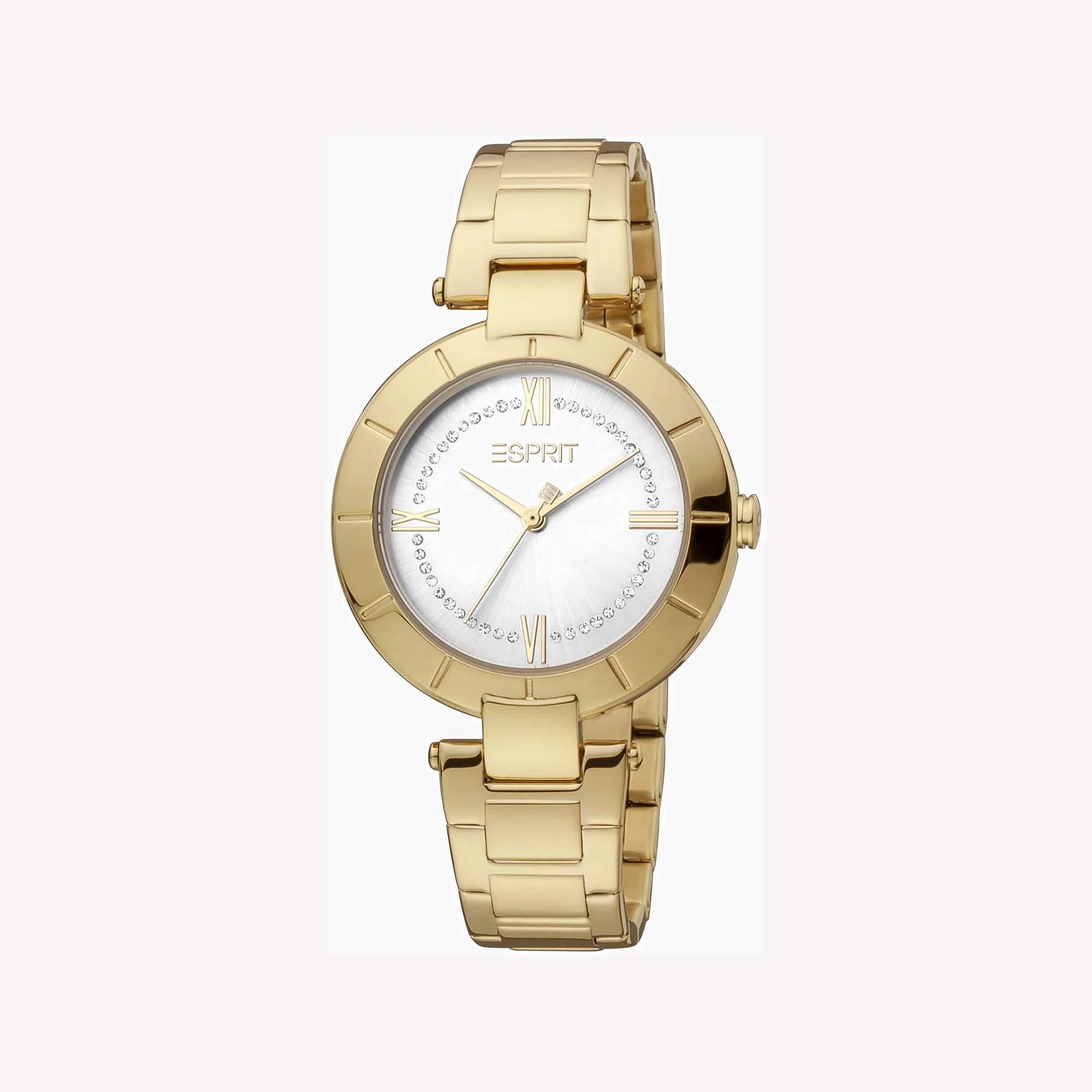 ESPRIT Women's Watch with Gold Stainless Steel Case and Gold Stainless Steel Band-0