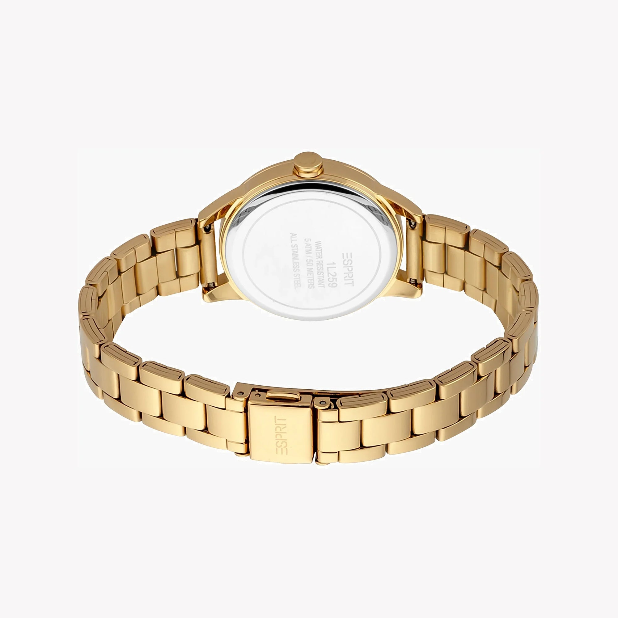 ESPRIT Women's Watch with Gold Stainless Steel Case and Gold Stainless Steel Band-3