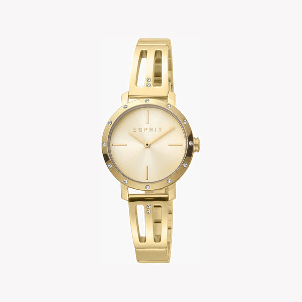 ESPRIT Women's Watch with Gold Stainless Steel Case and Gold Stainless Steel Band-1