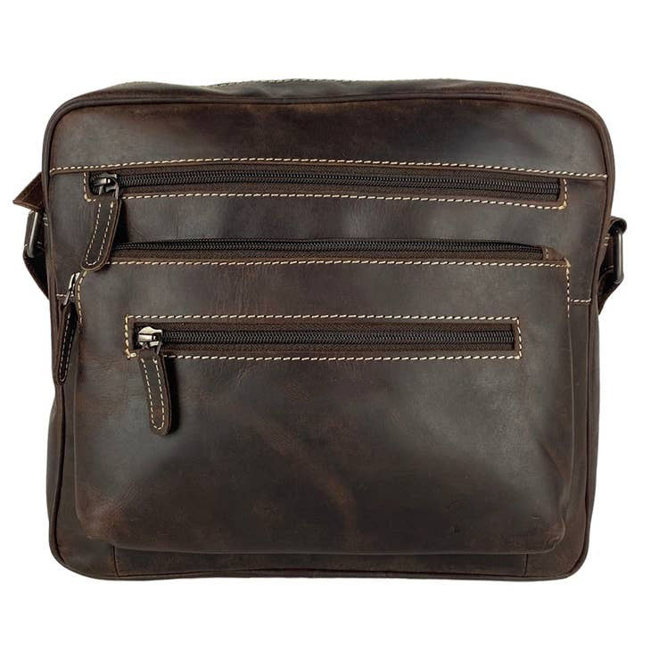 Samuel Buffalo Leather Men's Shoulder Bag-5