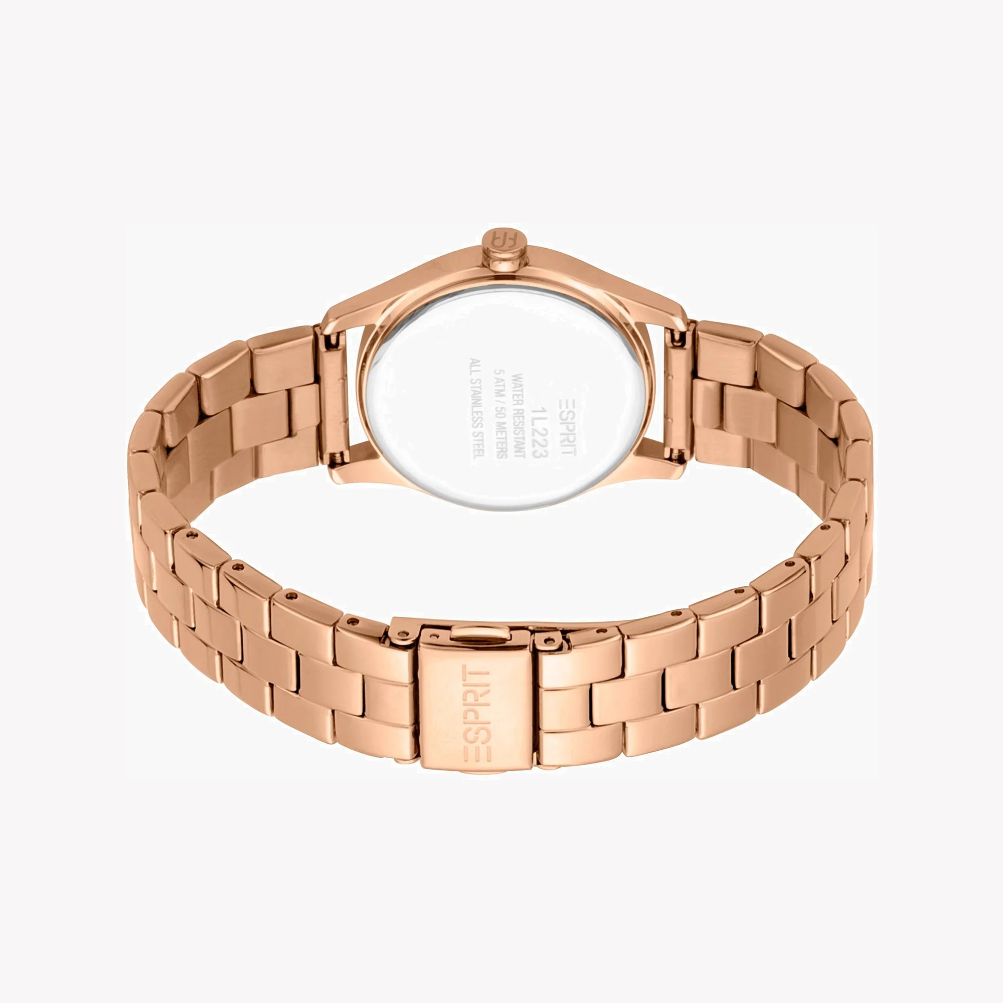 ESPRIT Women's Watch with Rose Gold Stainless Steel Case and Rose Gold Stainless Steel Band-3