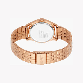 ESPRIT Women's Watch with Rose Gold Stainless Steel Case and Rose Gold Stainless Steel Band-2