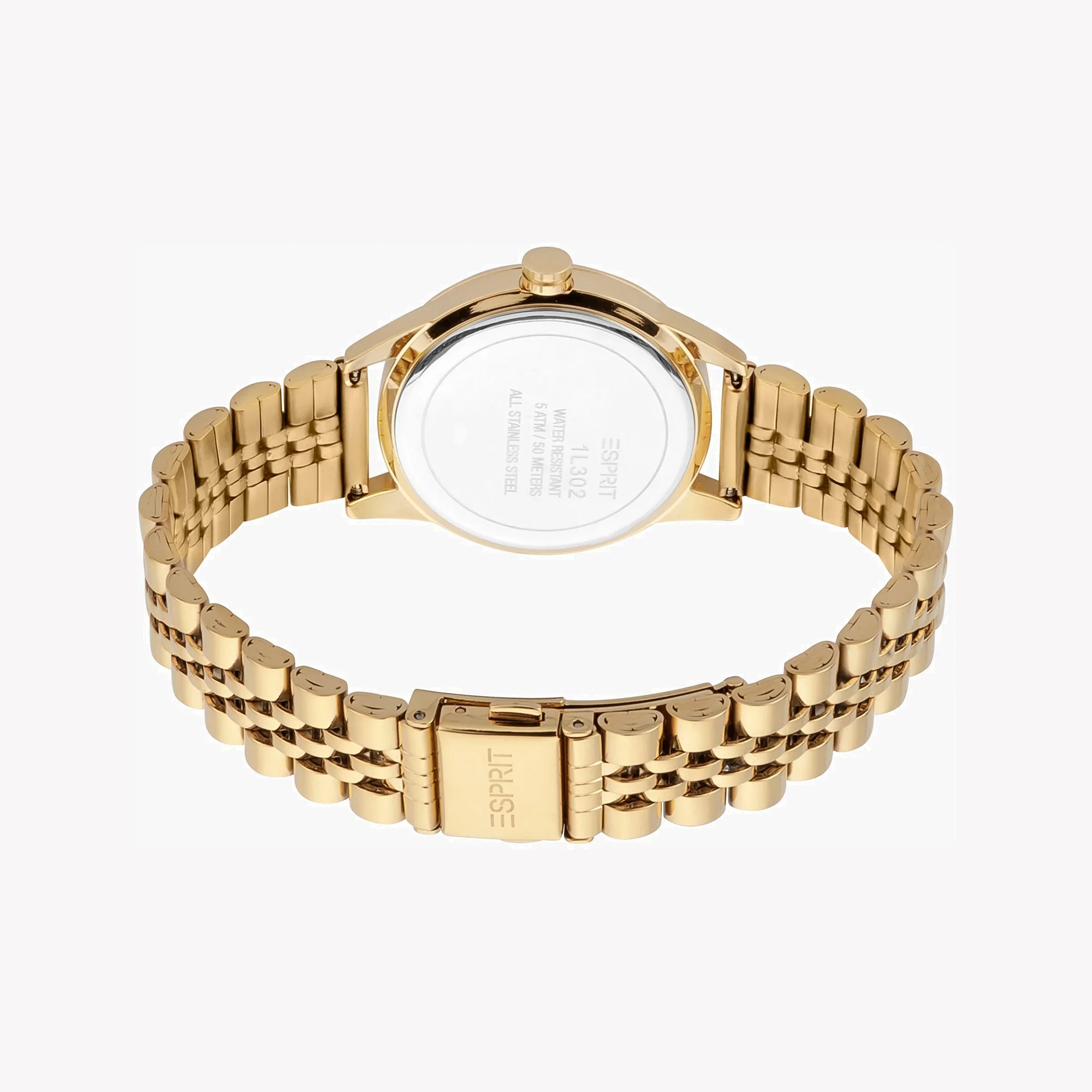 ESPRIT Women's Watch with Gold Stainless Steel Case and Gold Stainless Steel Band-2