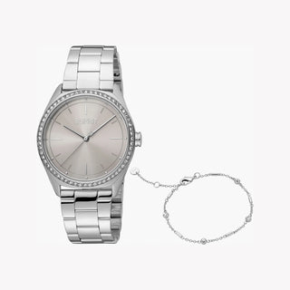 ESPRIT Women's Watch with Silver Stainless Steel Case and Silver Stainless Steel Band-0