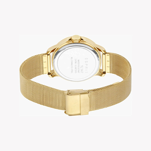 ESPRIT Women's Watch with Gold Stainless Steel Case and Gold Stainless Steel Band-2