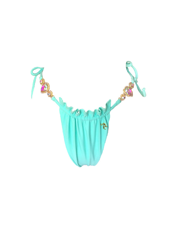 LUXE Candy Thong Bottom - Mint Green-0