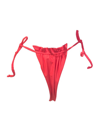 LUXE Candy Thong Bottom - Coral-2