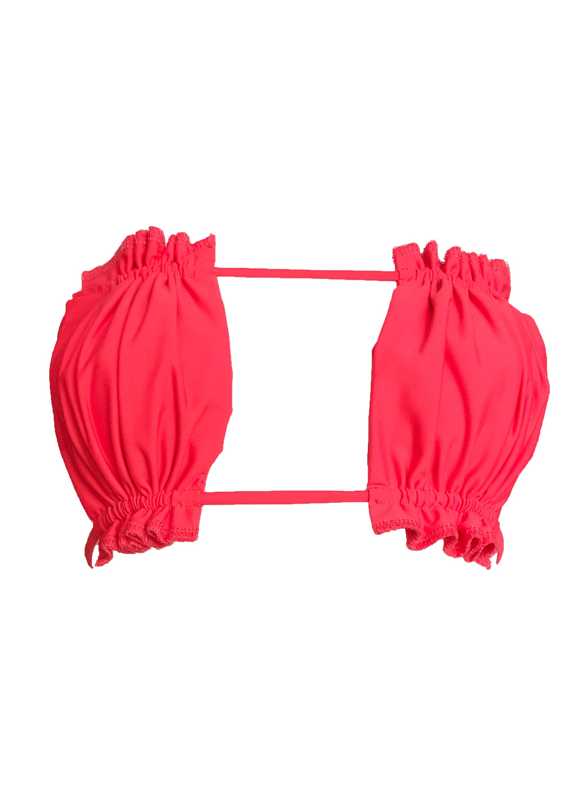 Candy Bandeau Top - Coral-2