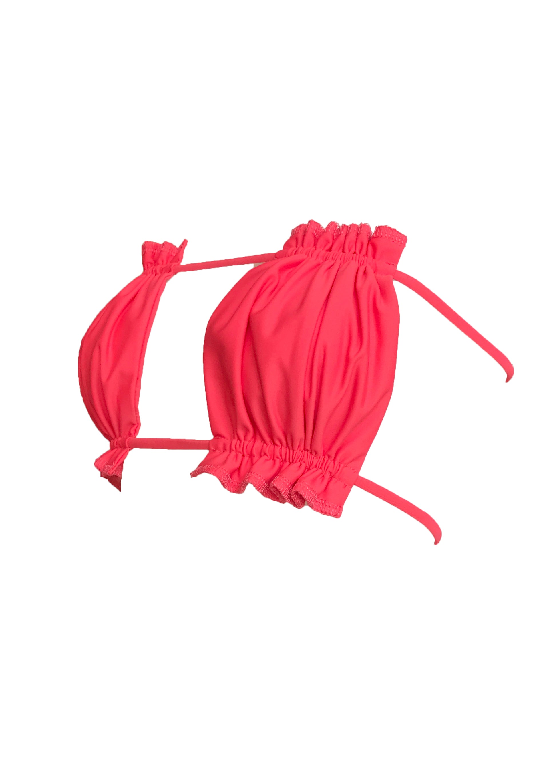 Candy Bandeau Top - Coral-3