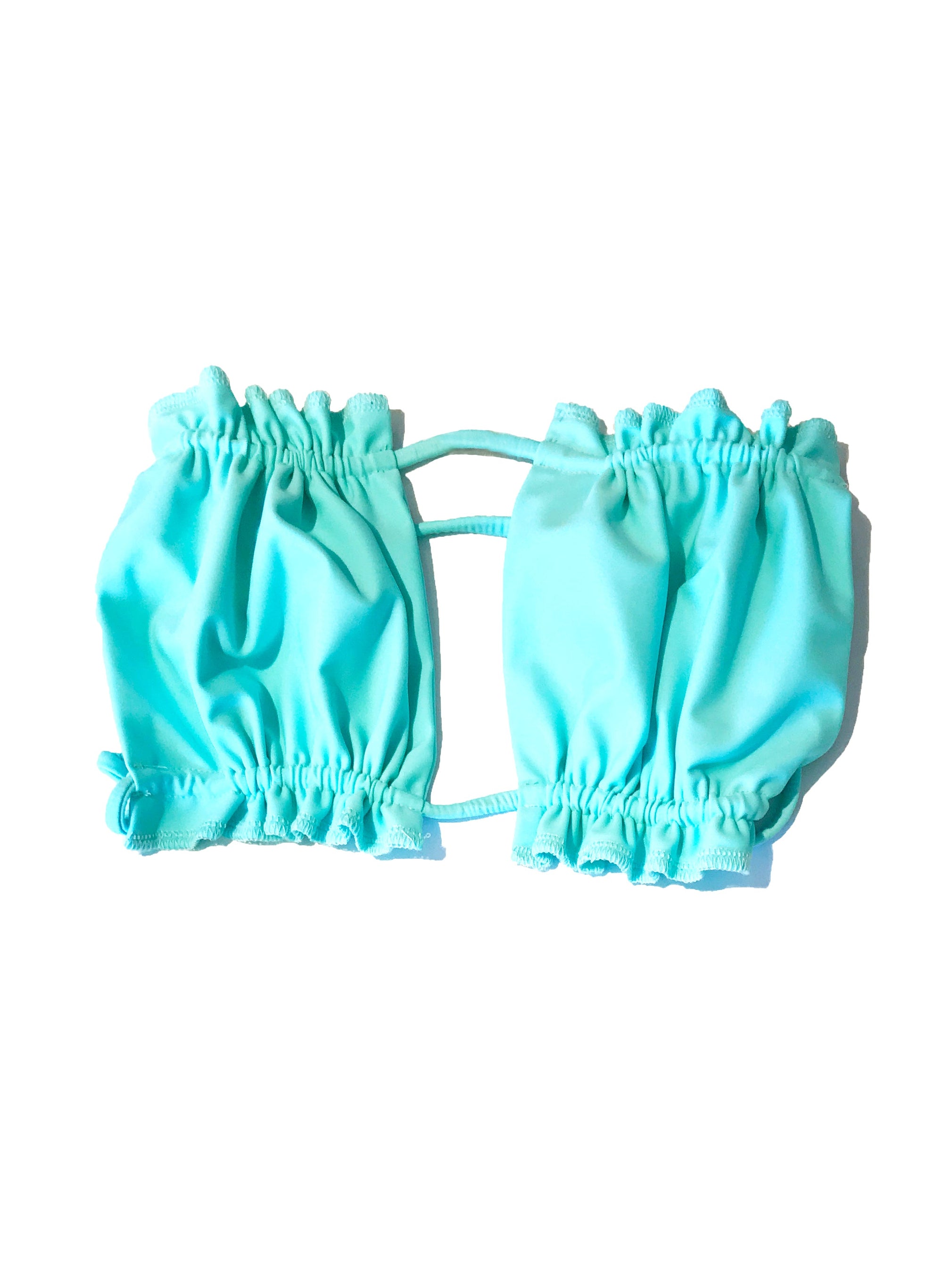 Candy Bandeau Top - Mint Green-2