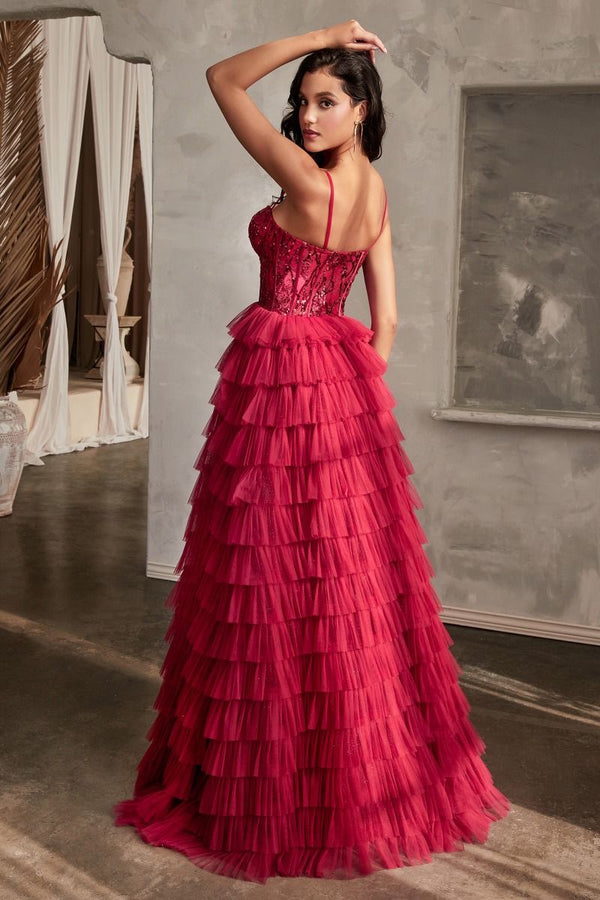 Layered Tulle Ball Gown-2