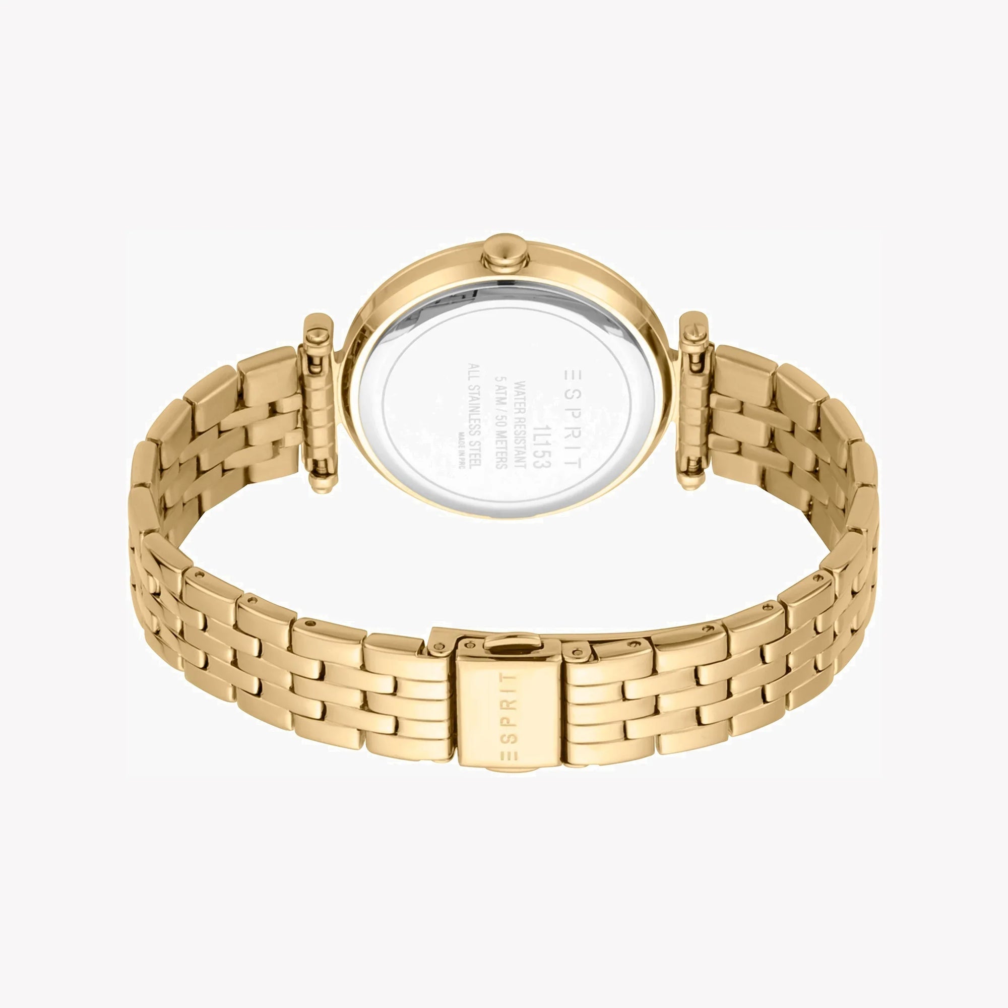 ESPRIT Women's Watch with Gold Stainless Steel Case and Gold Stainless Steel Band-2