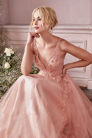 Layered Tulle A-Line Gown-1