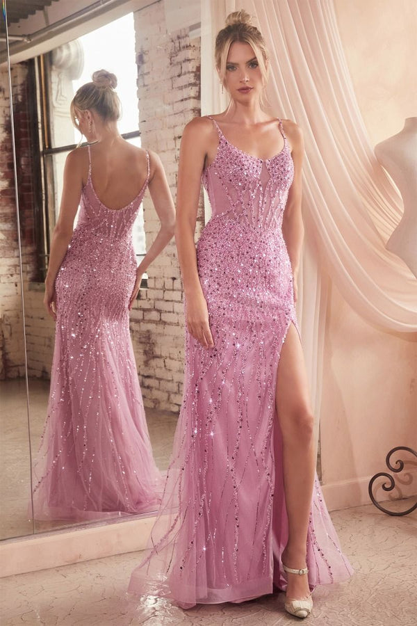 Sequin Fitted Gown-3