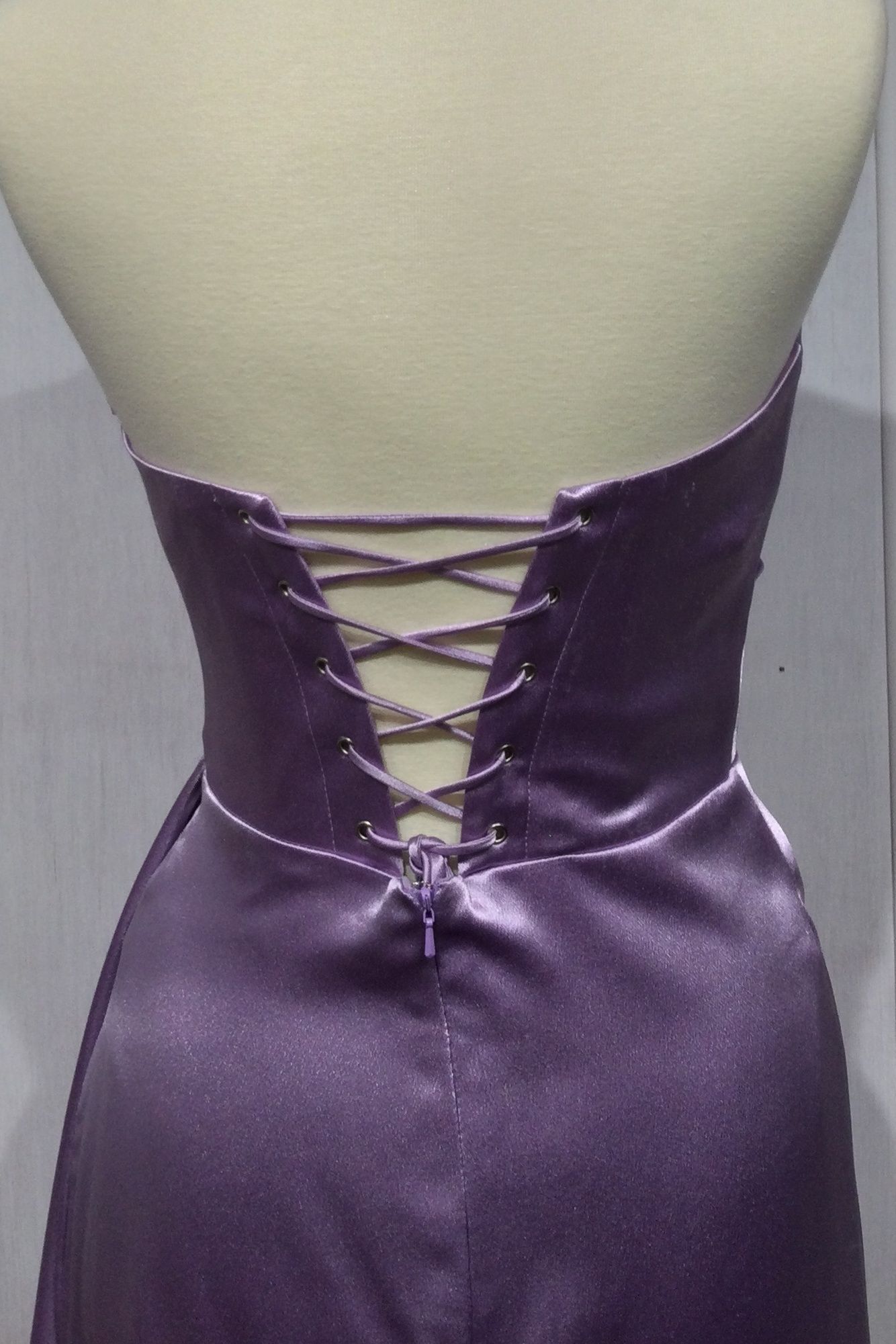 Satin Corset Mermaid Gown-4