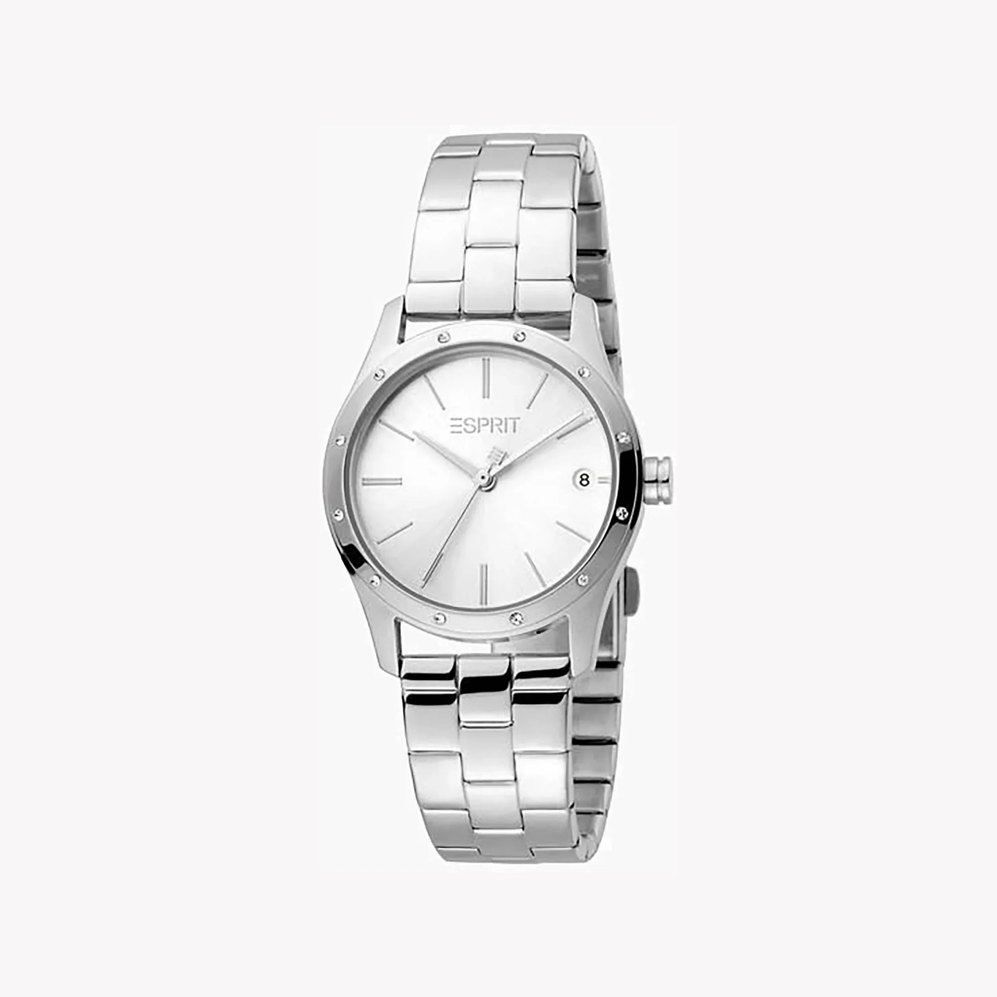 ESPRIT Women's Watch with Silver Stainless Steel Case and Silver Stainless Steel Band-1