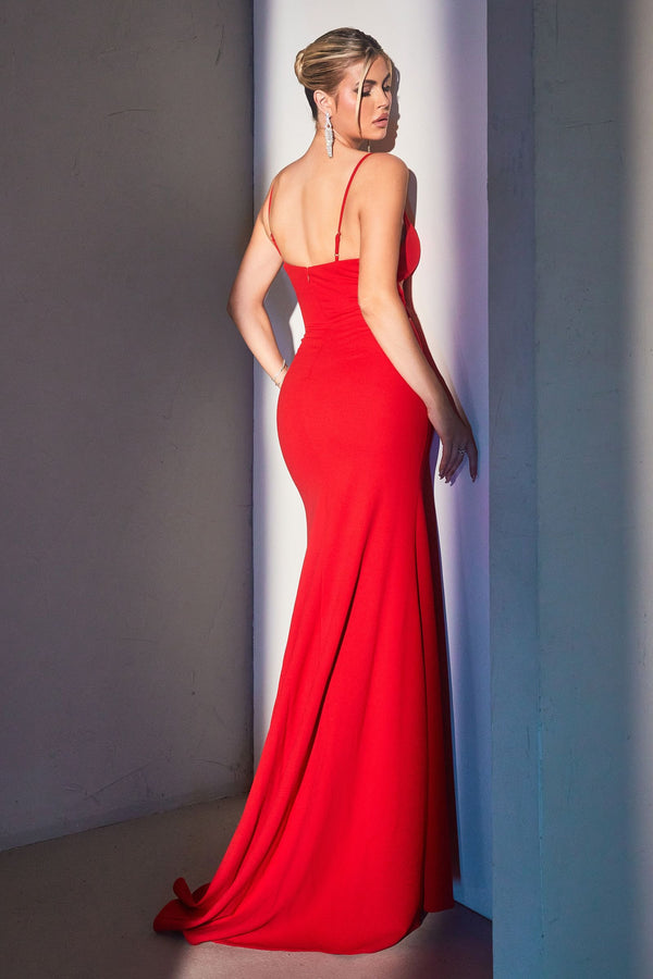 Fitted Sexy Cut Out Gown-2