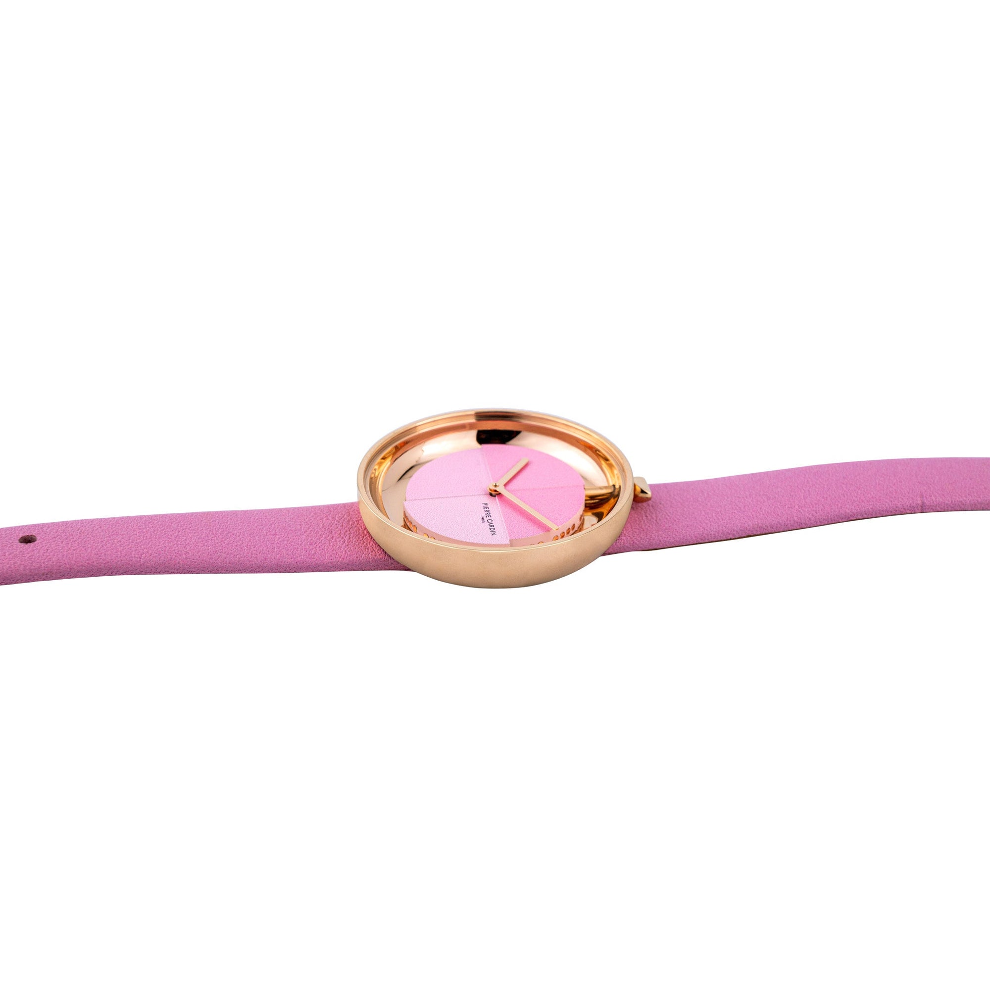 PIERRE CARDIN Women's Watch with Rose Gold Stainless Steel Case and Pink Leather Band-2