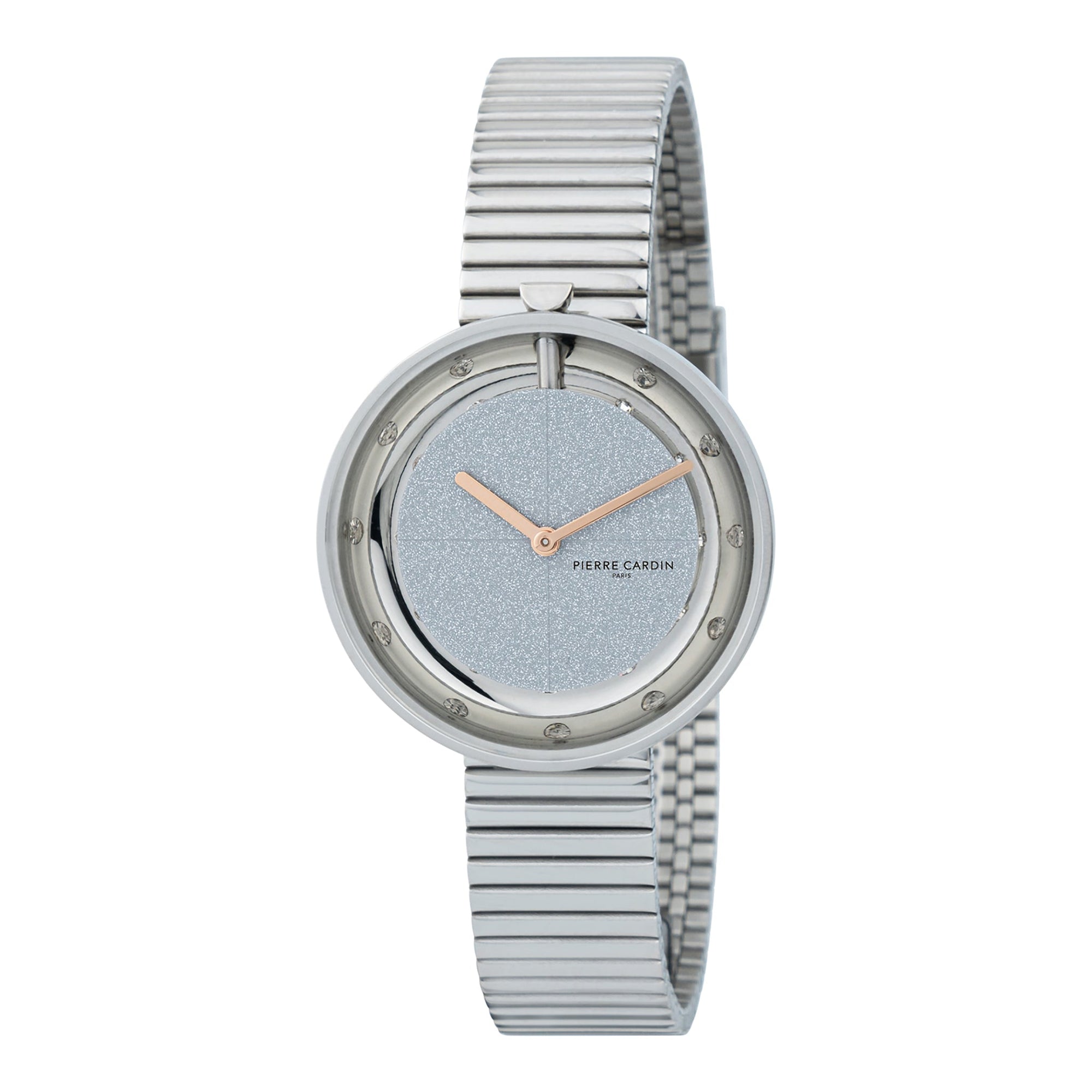 PIERRE CARDIN Women's Watch with Silver Stainless Steel Case and Silver Stainless Steel Band-0