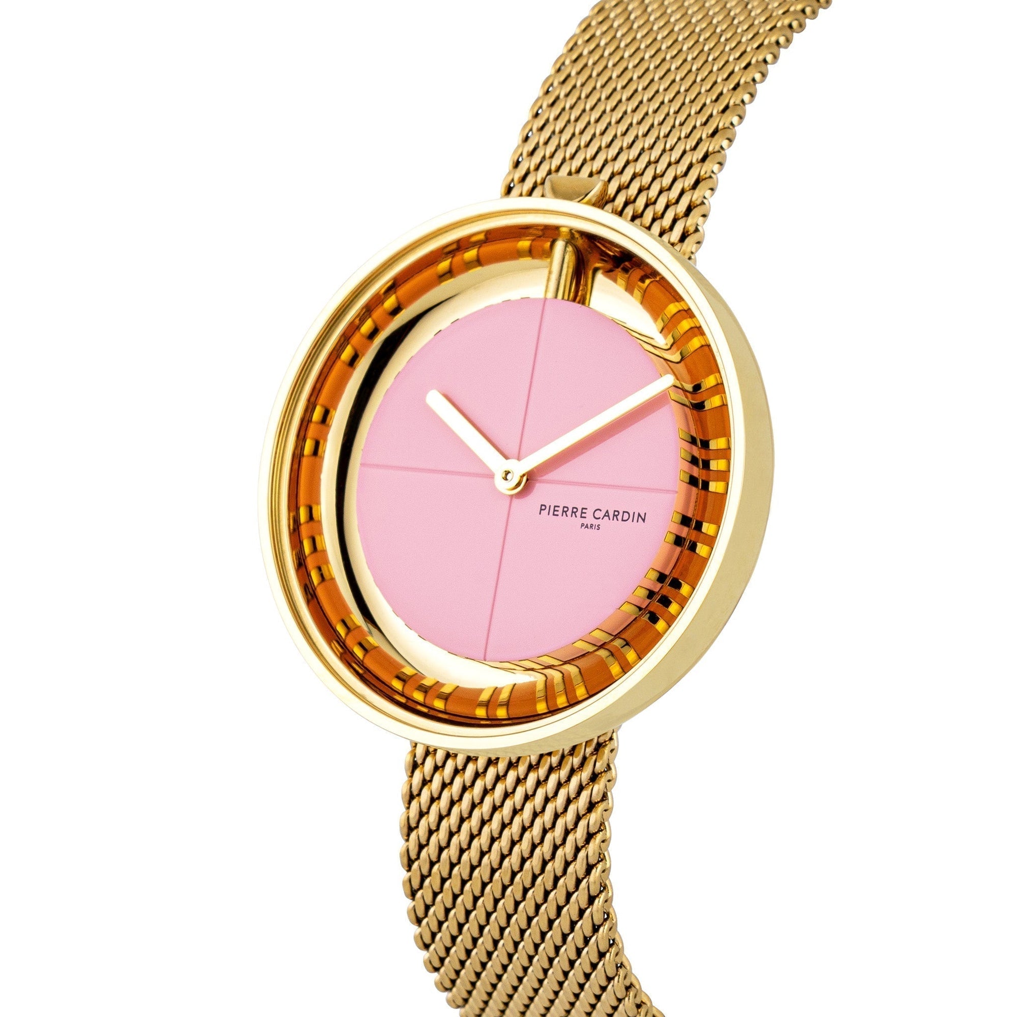 PIERRE CARDIN Women's Watch with Gold Stainless Steel Case and Gold Stainless Steel Band-1