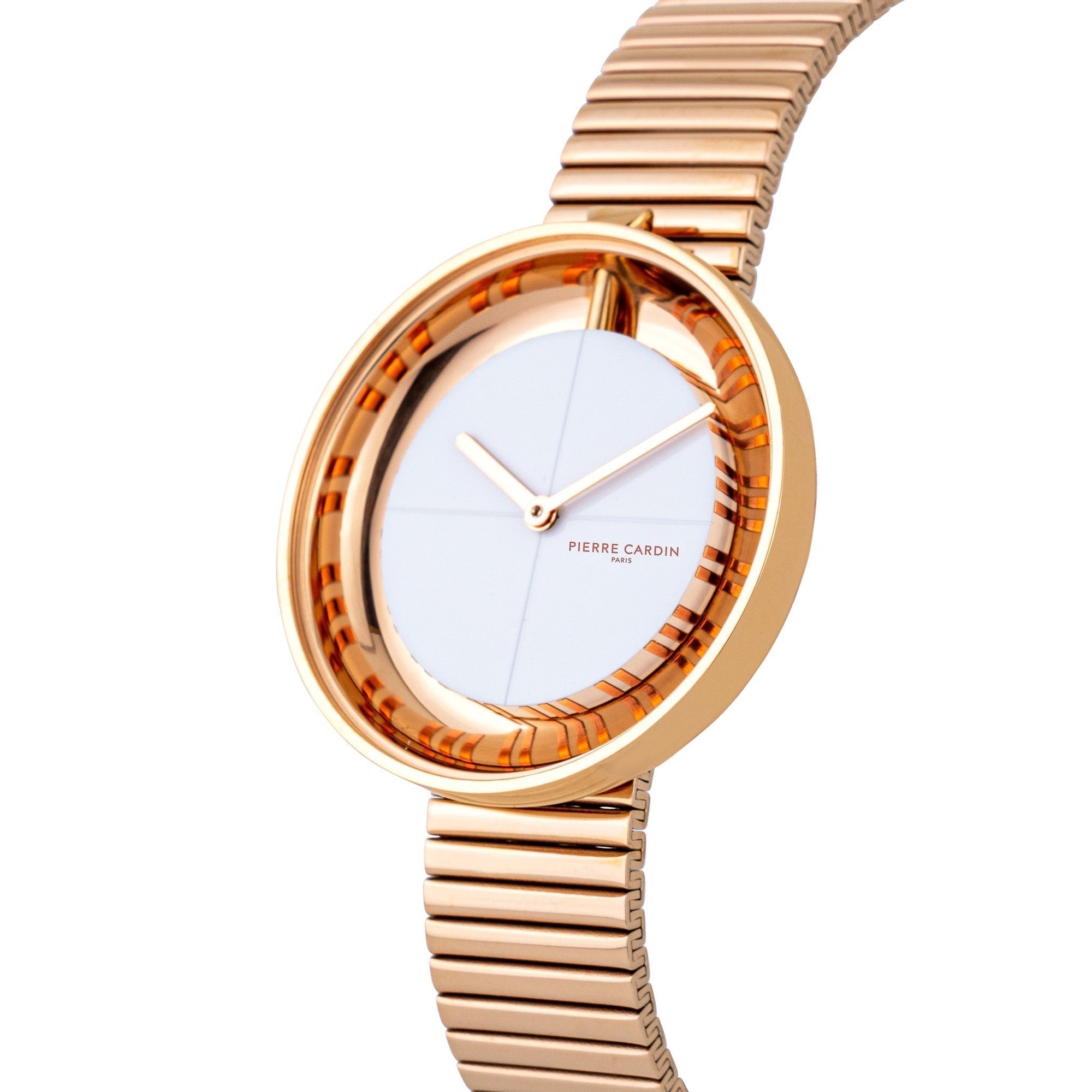 PIERRE CARDIN Women's Watch with Rose Gold Stainless Steel Case and Rose Gold Stainless Steel Band-1