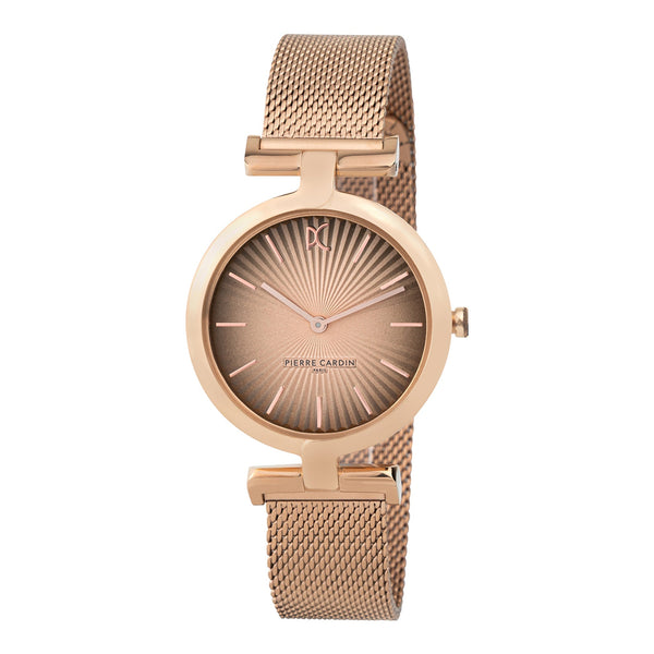 PIERRE CARDIN Women's Watch with Rose Gold Stainless Steel Case and Rose Gold Stainless Steel Band-0