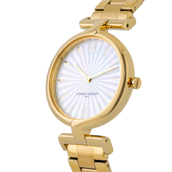 PIERRE CARDIN Women's Watch with Gold Stainless Steel Case and Gold Stainless Steel Band-1