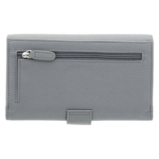 Kathleen Women's Real Leather Wallet Gray-2