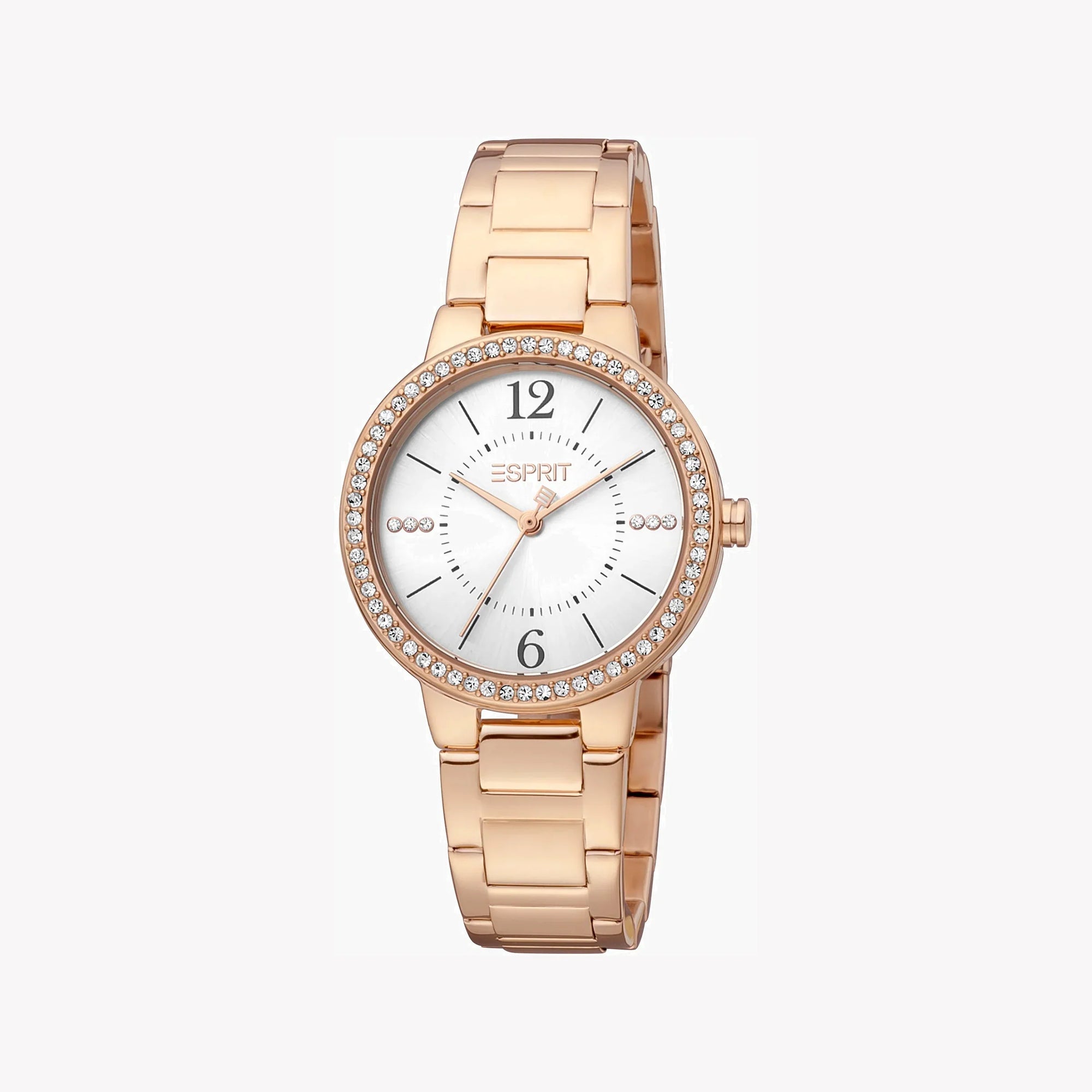 ESPRIT Women's Watch with Rose Gold Stainless Steel Case and Rose Gold Stainless Steel Band-1