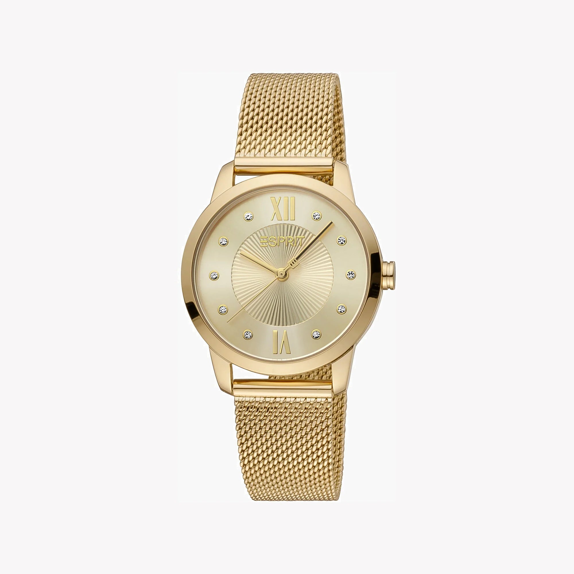 ESPRIT Women's Watch with Gold Stainless Steel Case and Gold Stainless Steel Band-0