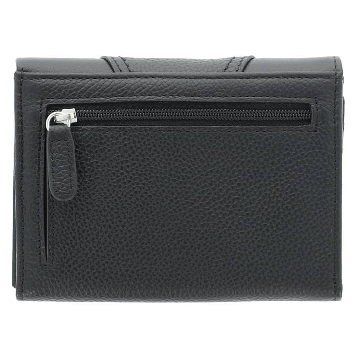 Amy Women's Leather Pleasure Wallet Black-2