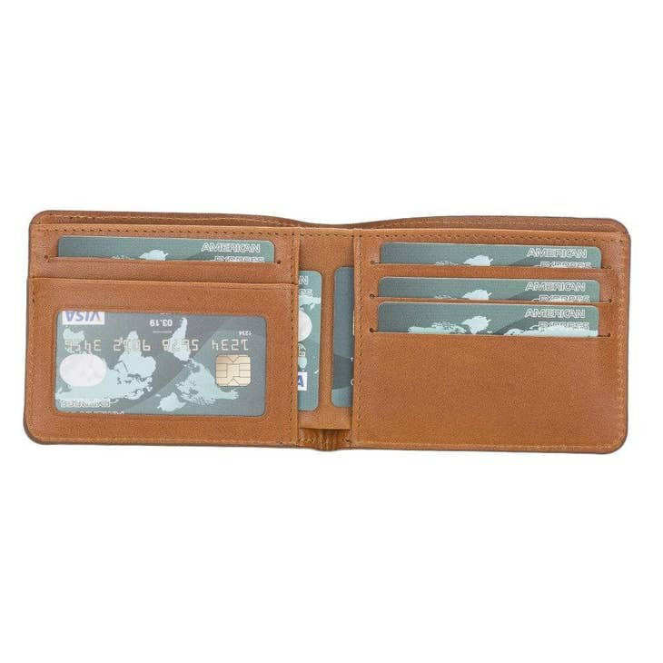 Dennis Men's Handmade Genuine Leather Wallet-4