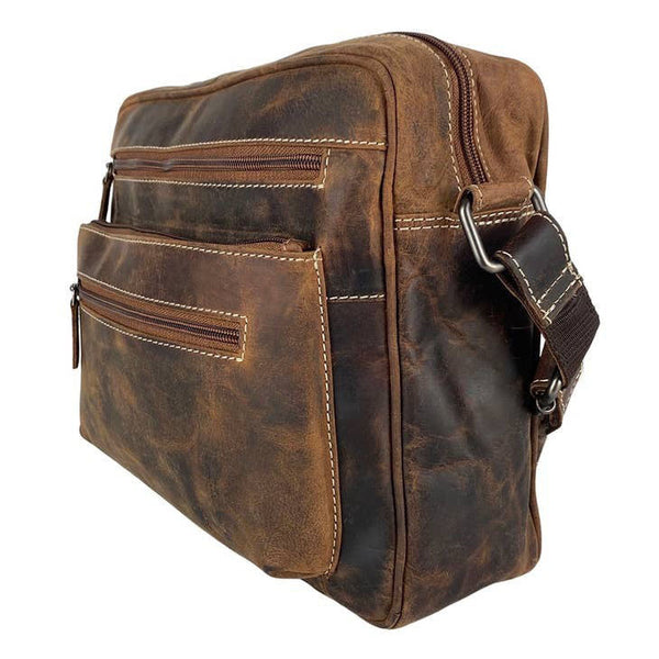 Samuel Buffalo Leather Men's Shoulder Bag-2