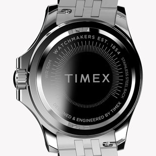 TIMEX KAIA MULTIFUNCTION RAINBOW CRYSTAL - ELEGANT SILVER-TONE WOMEN'S WATCH-3