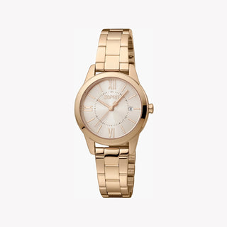 ESPRIT Women's Watch with Rose Gold Stainless Steel Case and Rose Gold Stainless Steel Band-0