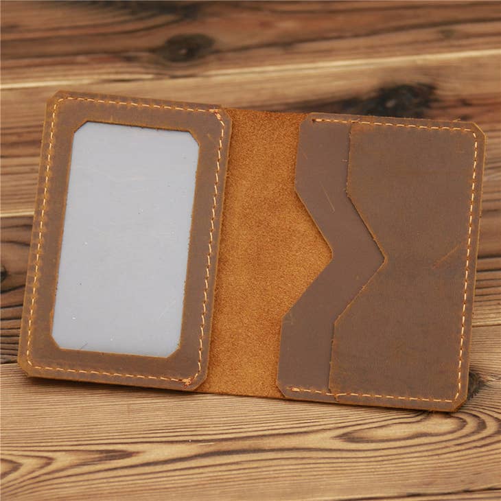 Kyle Genuine Leather Handmade Wallet Brown-1