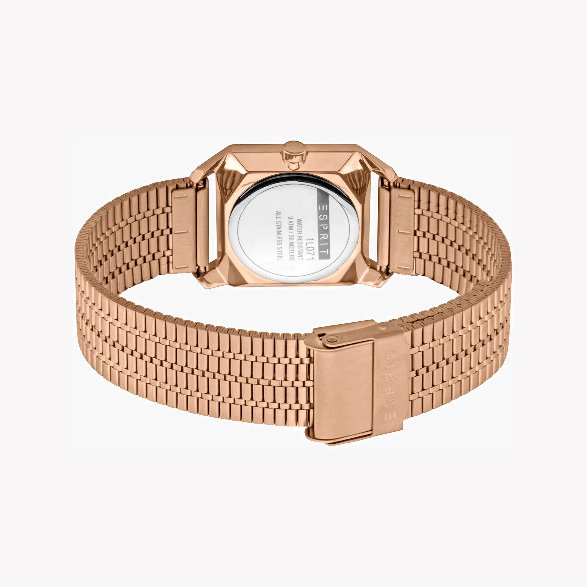 ESPRIT Women's Watch with Rose Gold Stainless Steel Case and Rose Gold Stainless Steel Band-2