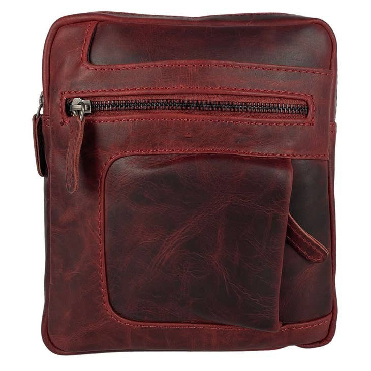 Benjamin Men's Leather Shoulder Crossbody Bag-6