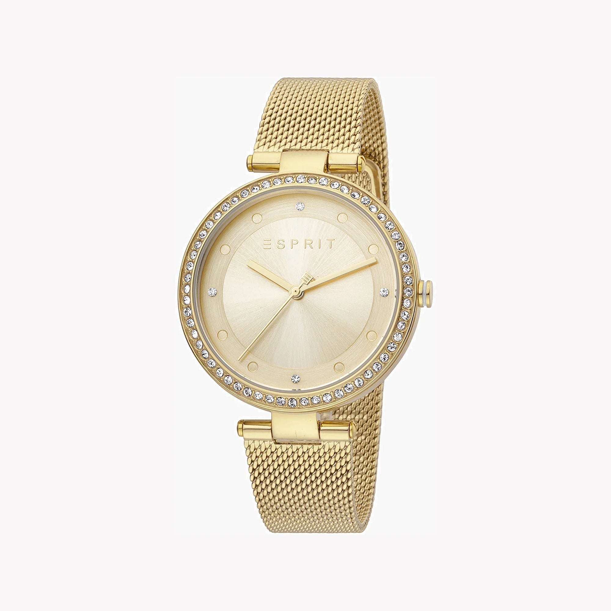 ESPRIT Women's Watch with Gold Stainless Steel Case and Gold Stainless Steel Band-0