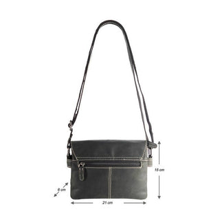 Karen Compact Leather Crossbody Shoulder Bag-1