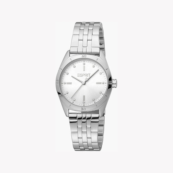 ESPRIT Women's Watch with Silver Stainless Steel Case and Silver Stainless Steel Band-0