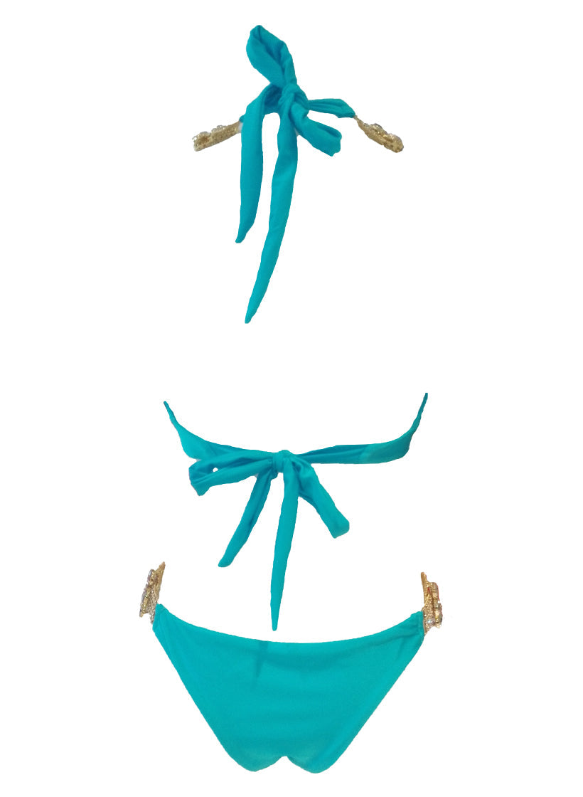 Emma One-Piece Swimsuit - Turquoise-3